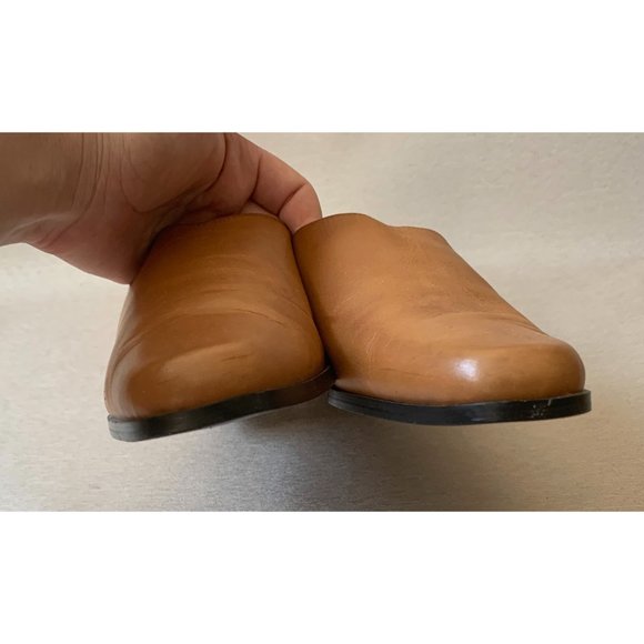 honey leather mules - Picture 8 of 11